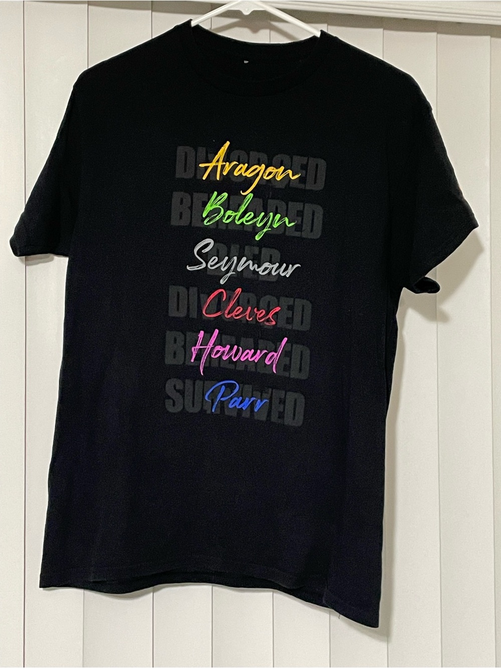 Women’s Black Short-Sleeve Crewneck Tee